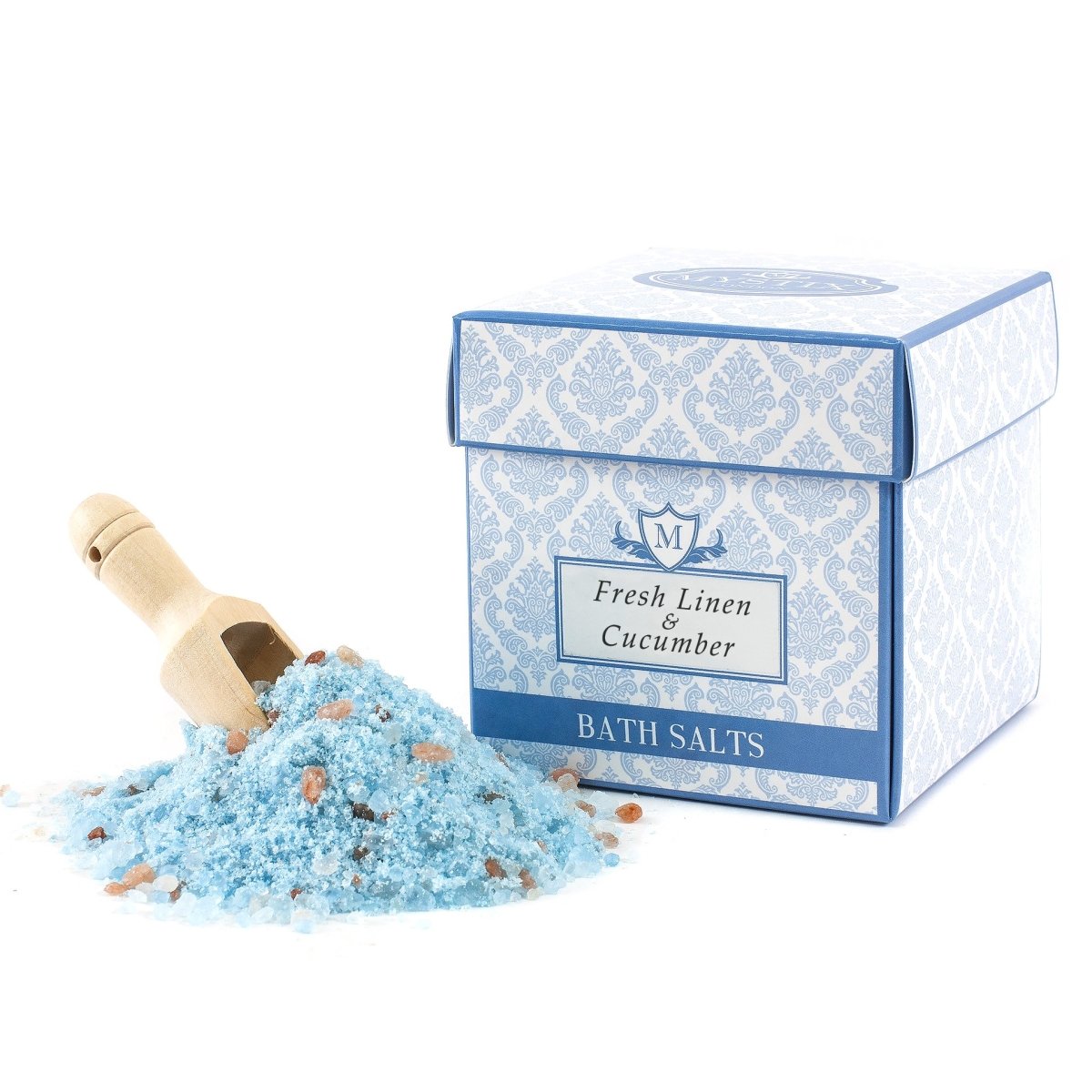 Fresh Linen & Cucumber Scented Bath Salt 350g - Mystic Moments UK