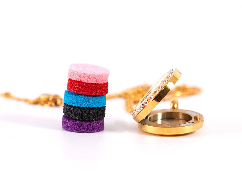 Tree of Life | Aromatherapy Oil Diffuser Necklace Locket with Pad