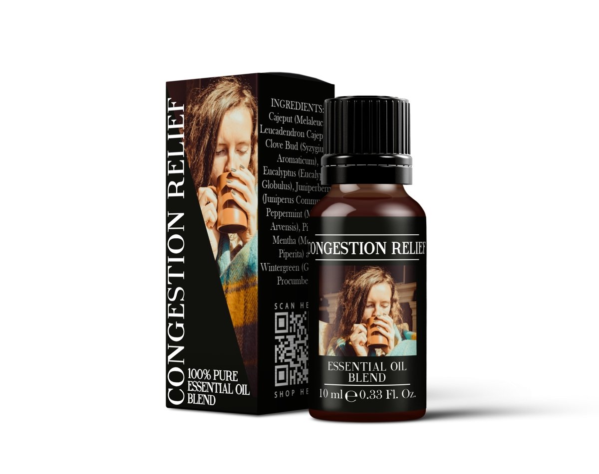 Congestion Relief - Essential Oil Blends - Mystic Moments UK