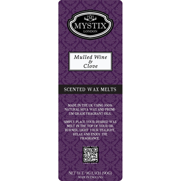 Mulled Wine & Clove | Wax Melt Clamshell - Mystic Moments UK