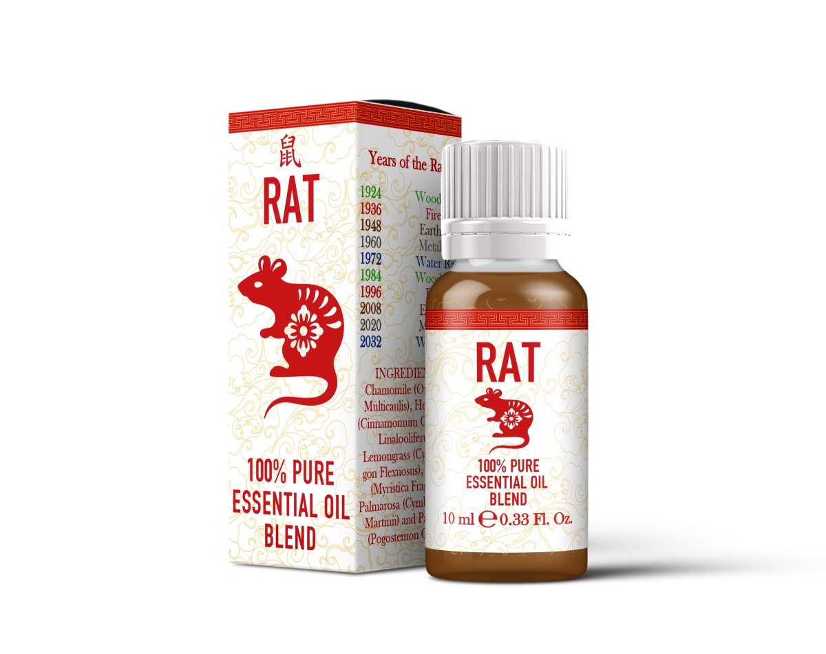 Rat - Chinese Zodiac - Essential Oil Blend - Mystic Moments UK