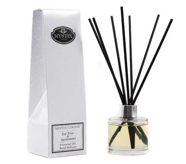 Tea Tree & Spearmint - Essential Oil Reed Diffuser - Mystic Moments UK
