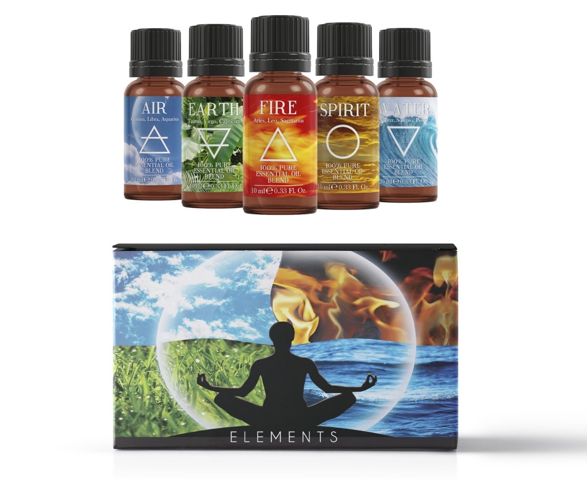 The 5 Elements | Essential Oil Blend Gift Pack - Mystic Moments UK