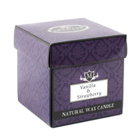 Vanilla & Strawberry Scented Candle - Mystic Moments UK